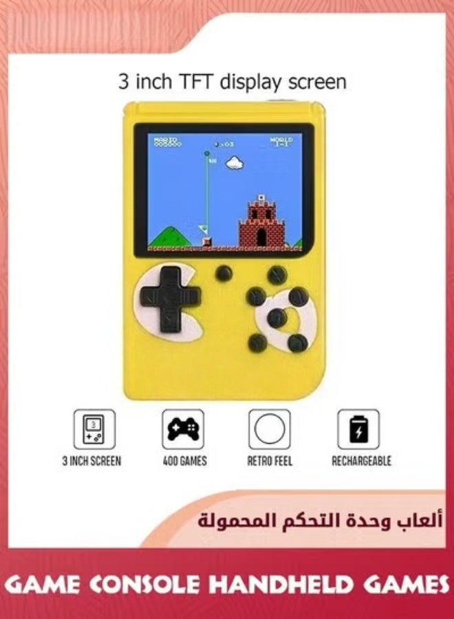 EETU Game Box And Game Controller,400 In 1 Retro Games Upgraded Version,Mini Portable Console Gamebox,Classic Retro Video Games With Rechargeable Battery,Support 2 Players And Tv Connection - Image 4
